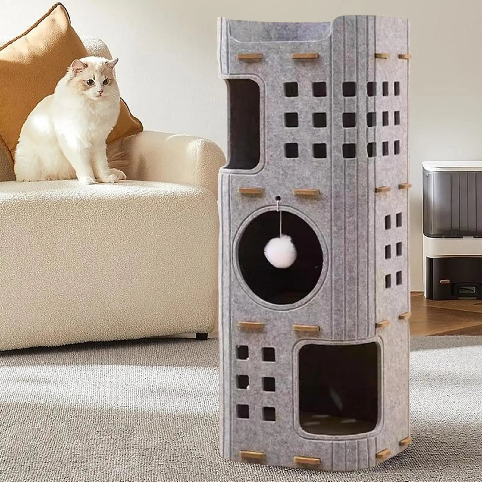Enclosed Cat Cave Bed