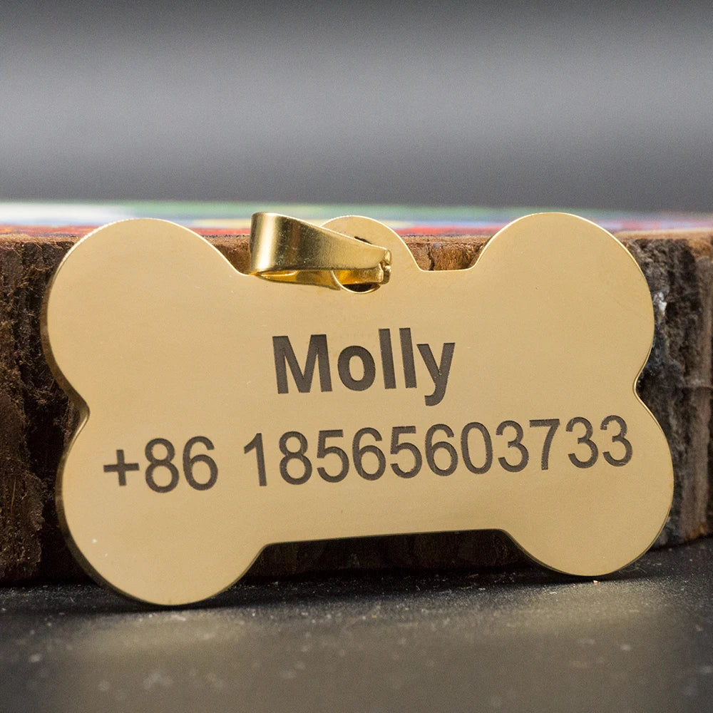 Custom Stainless Steel Pet ID Tag
