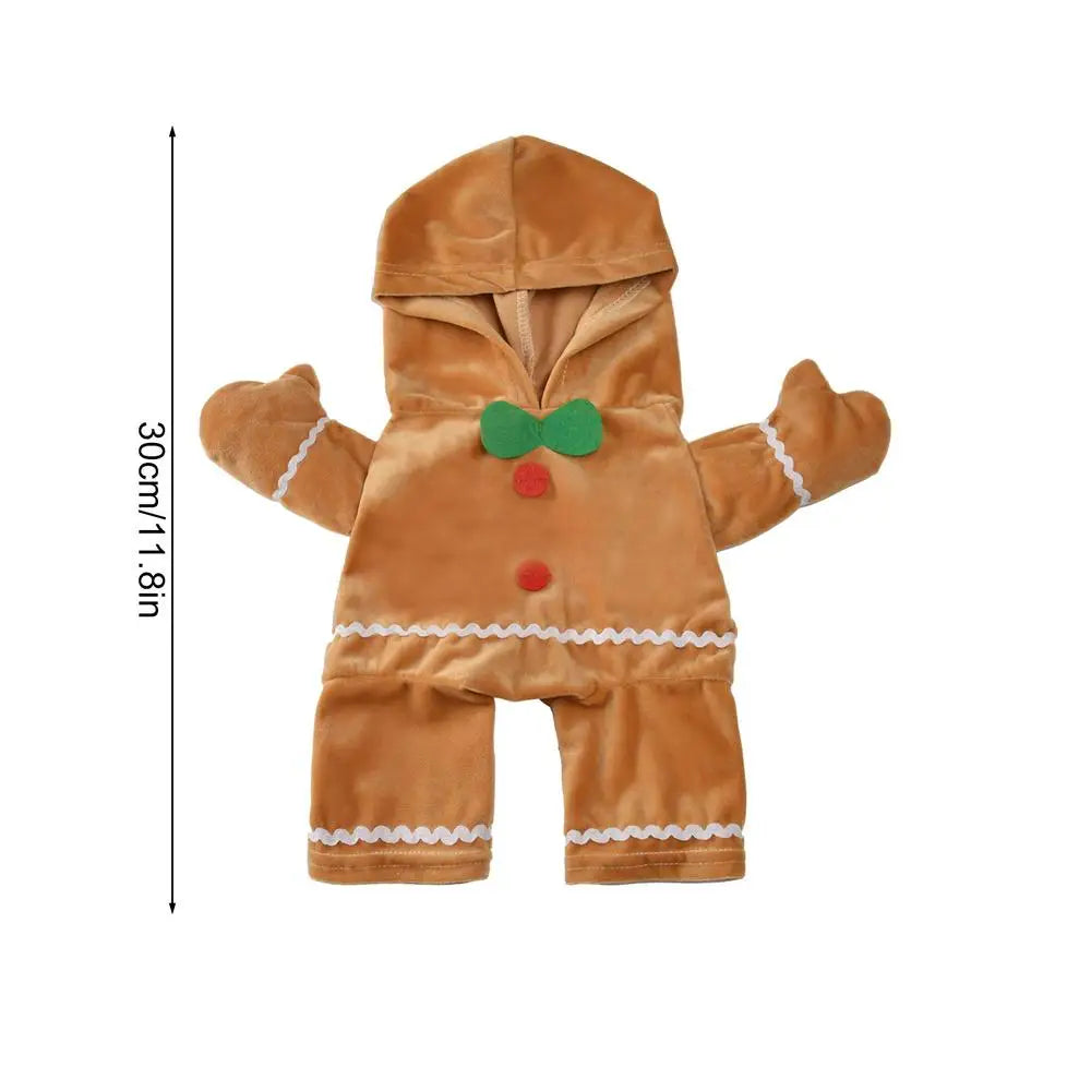 Gingerbread Man Pet Costume Hoodie