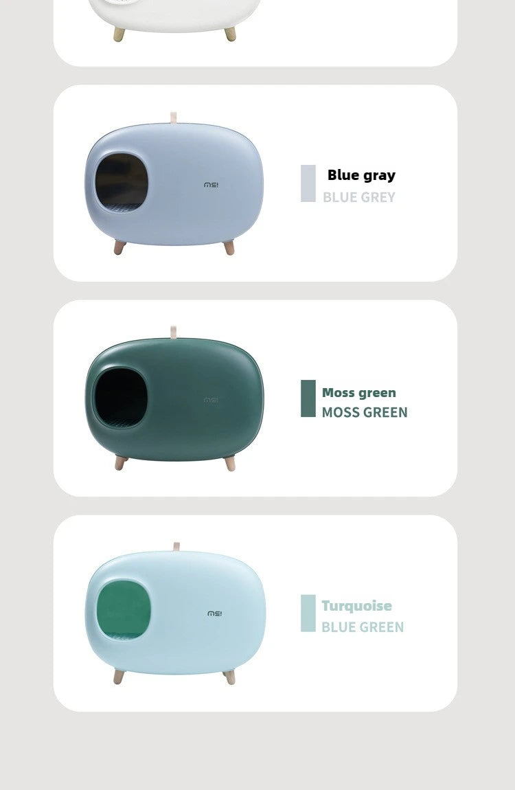 Fully Enclosed Self-Cleaning Litter Box