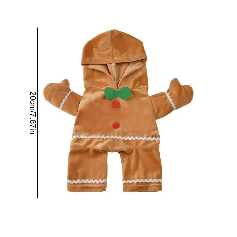 Gingerbread Man Pet Costume Hoodie