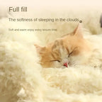 Winter Warm Pet House Bed