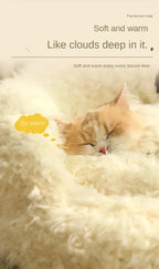 Winter Warm Pet House Bed