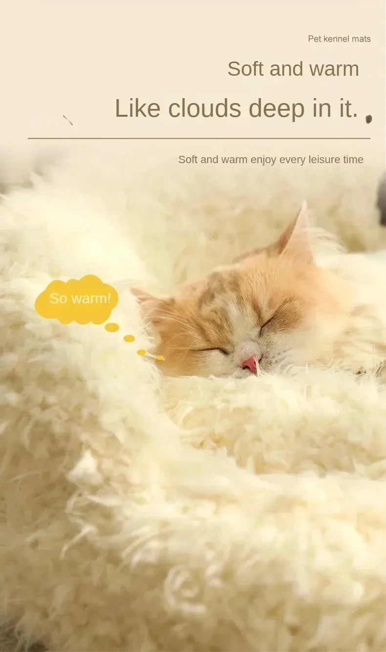 Winter Warm Pet House Bed