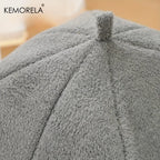 2-in-1 Winter Cat House Bed