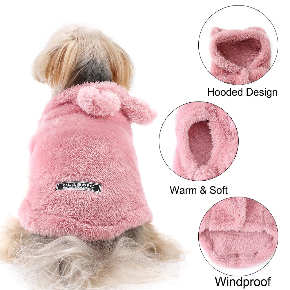 Bunny Ears Hooded Pet Costume
