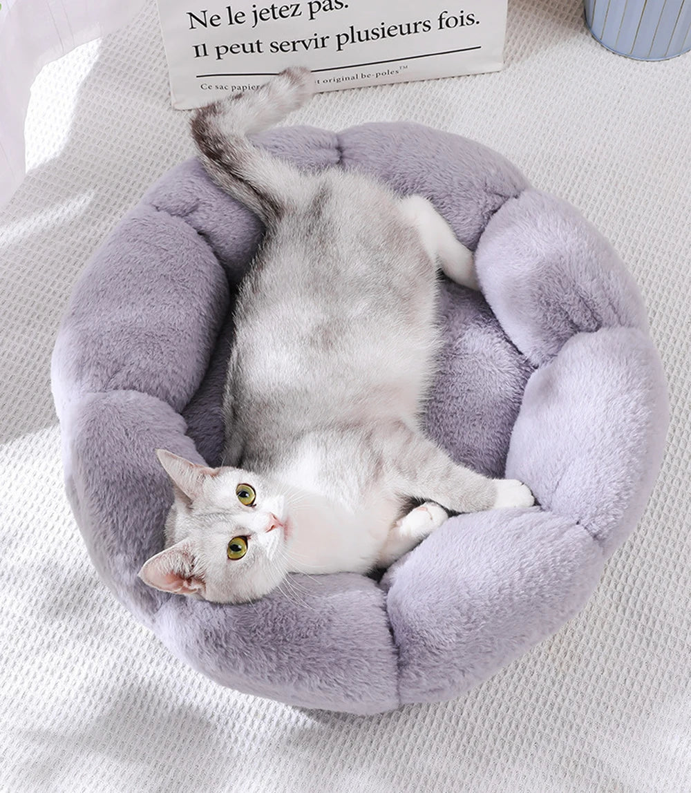 Flower Shape Soft Pet Bed