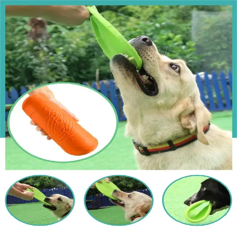 Silicone Flying Disk Dog Toy