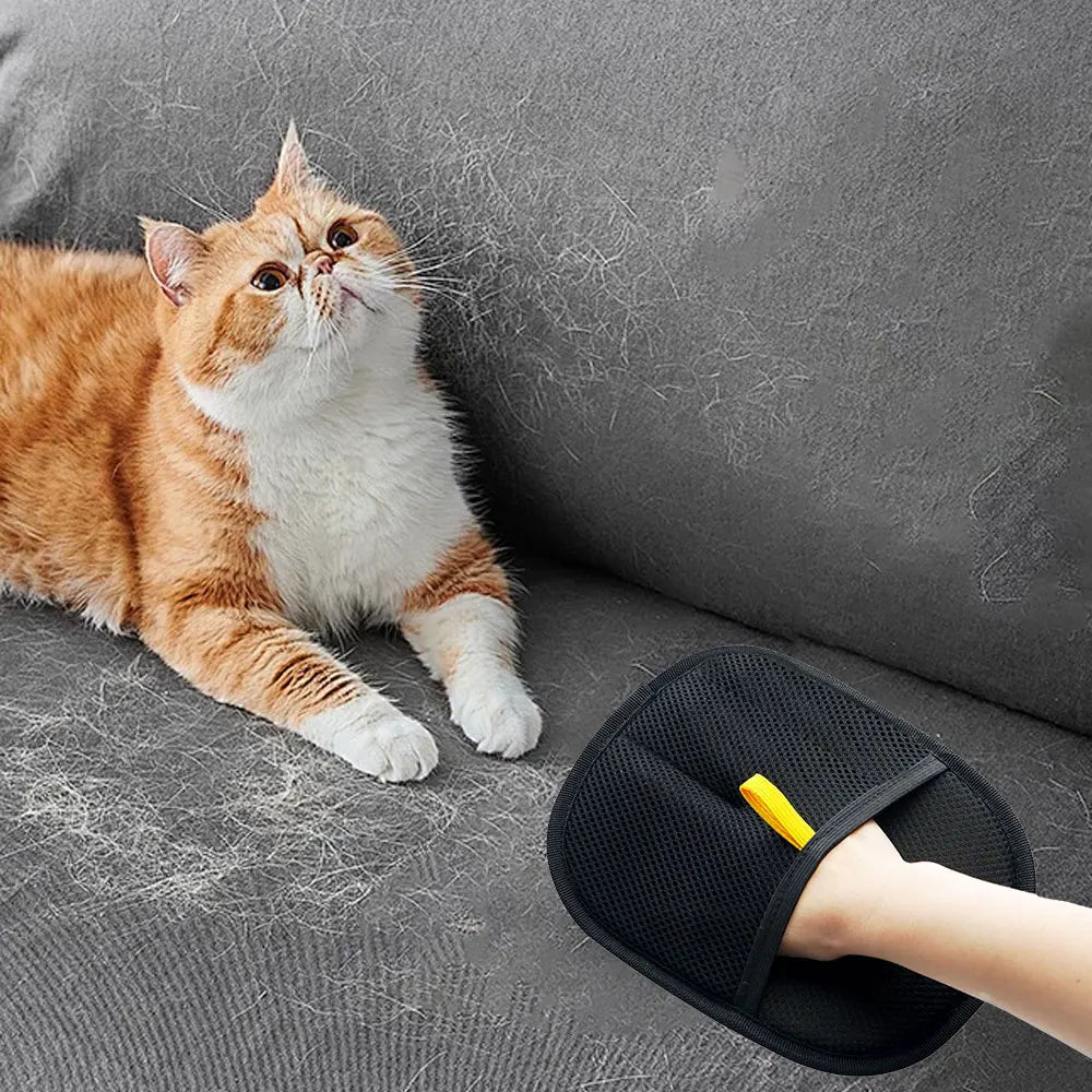 Pet Hair Removal Grooming Glove
