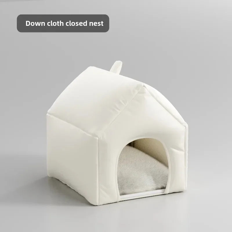 Heated Winter Cat Nest Tent