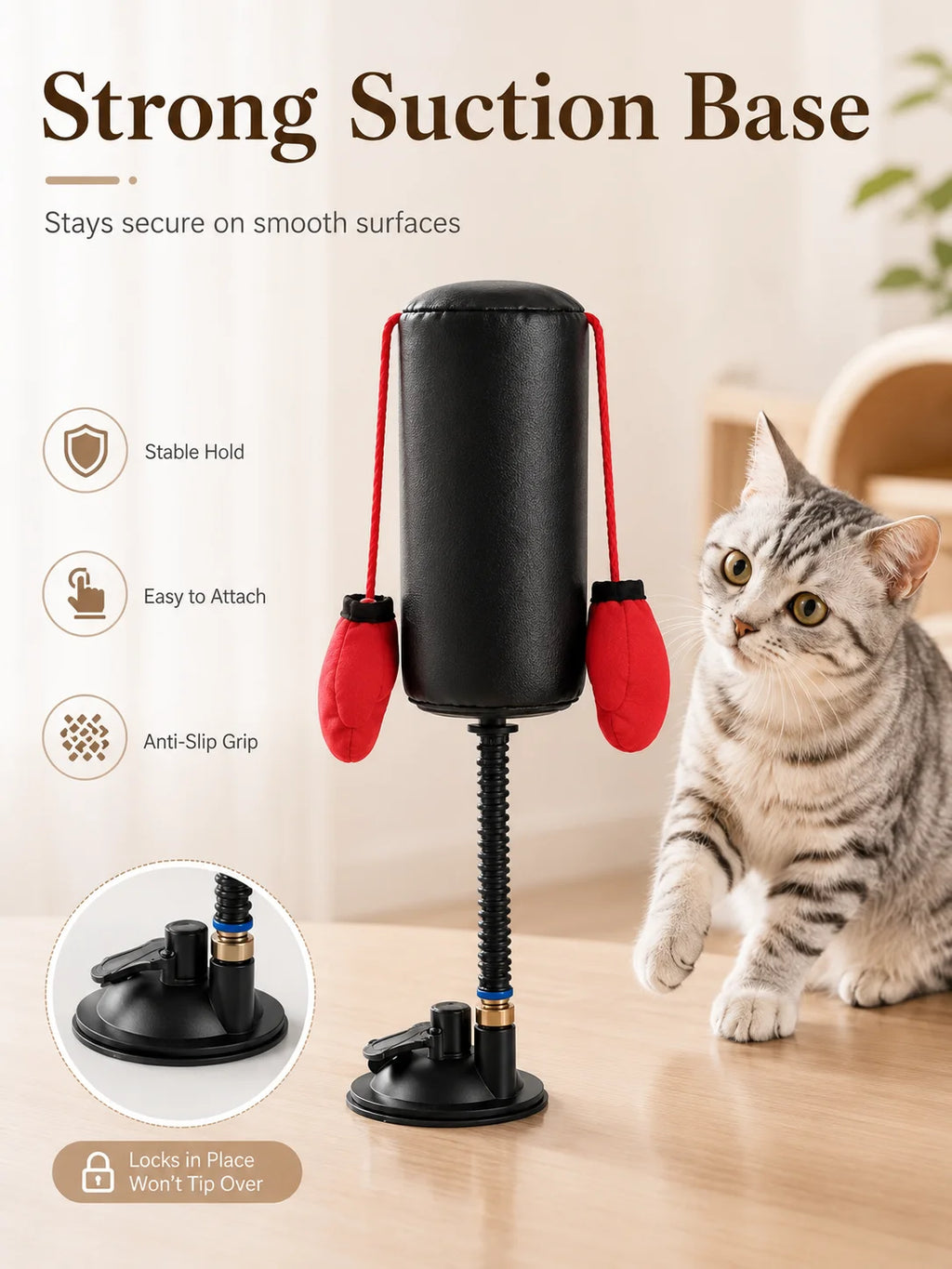 Interactive Cat Boxing Toy