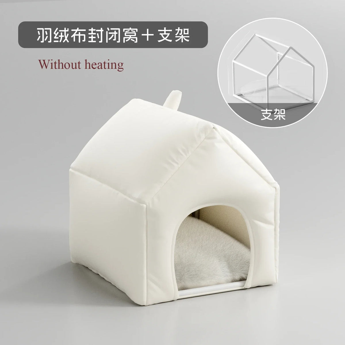 Heated Winter Cat Nest Tent