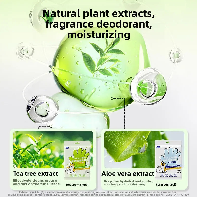 Leave-In Pet Cleaning Wipes