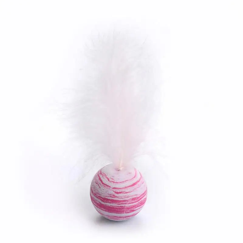 Feather Ball Cat Toy Set