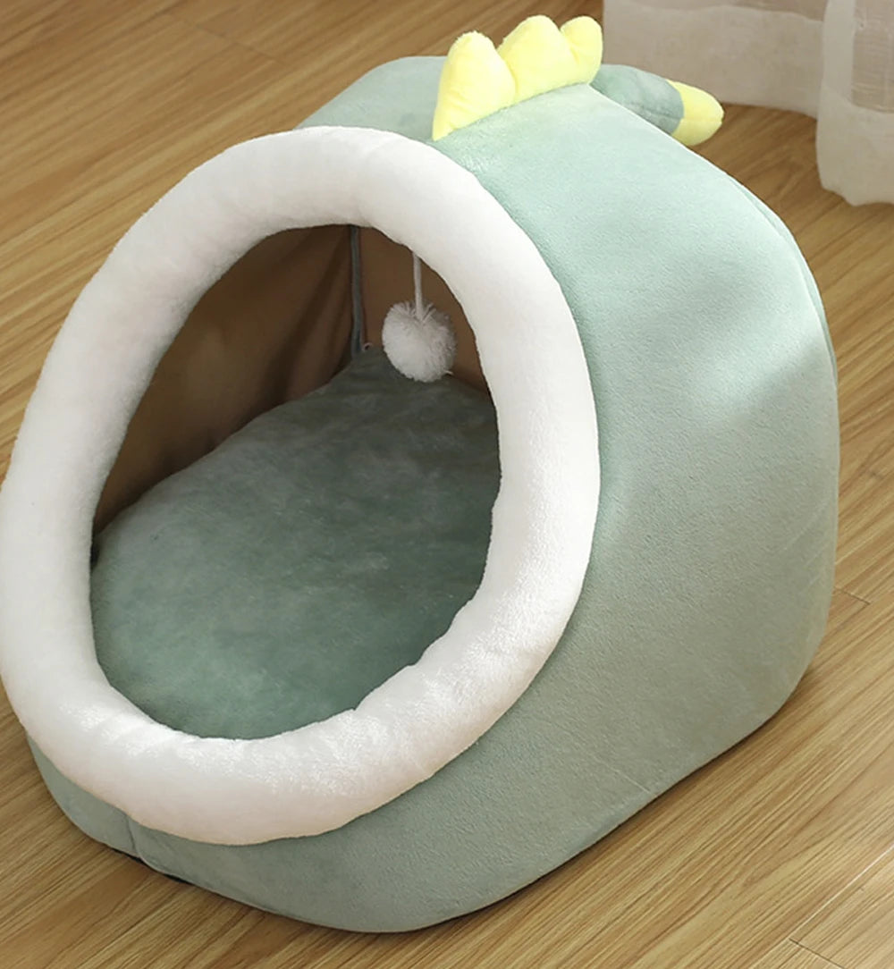 Cozy Cat & Small Dog Bed Basket