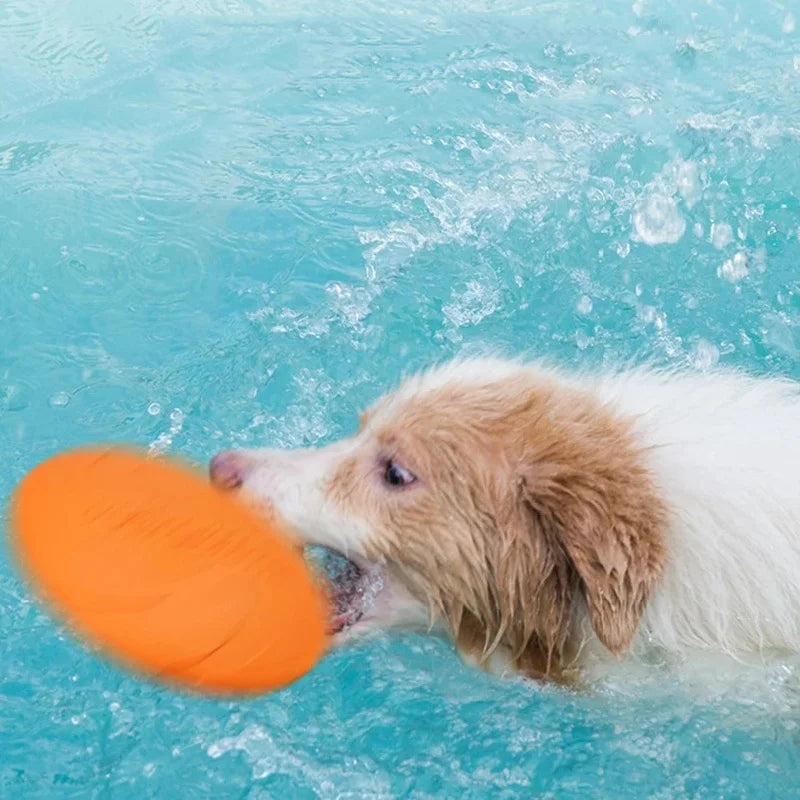 Silicone Flying Disk Dog Toy