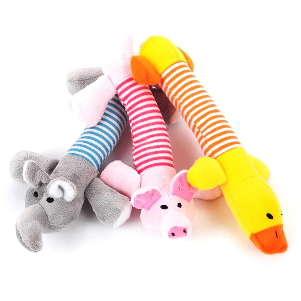 Plush Squeaky Animal Dog Toy