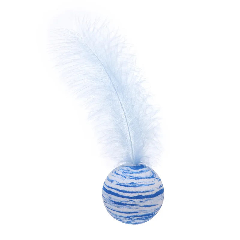 Feather Ball Cat Toy Set