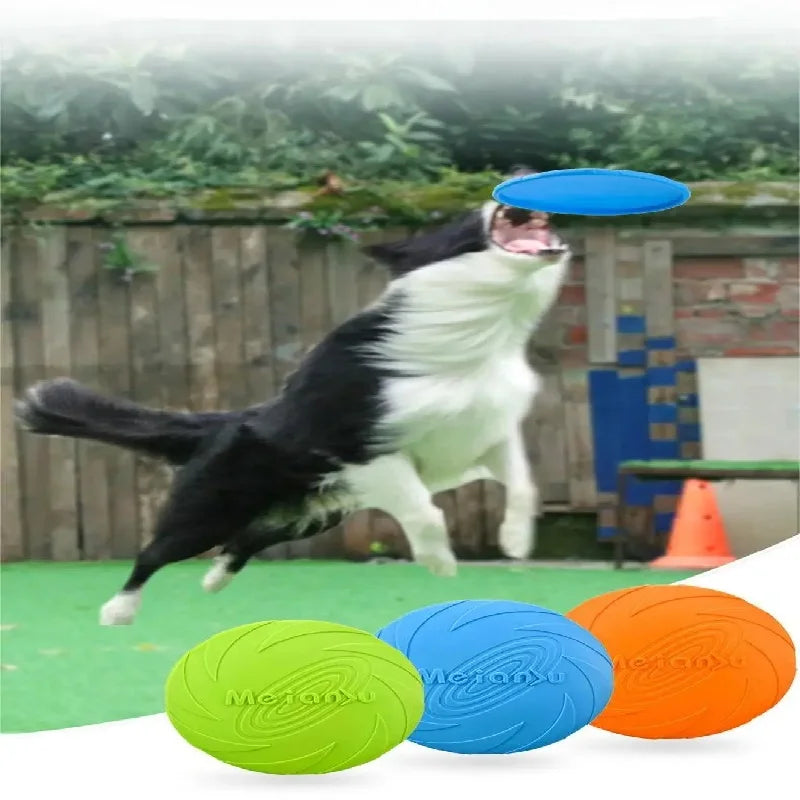Silicone Flying Disk Dog Toy