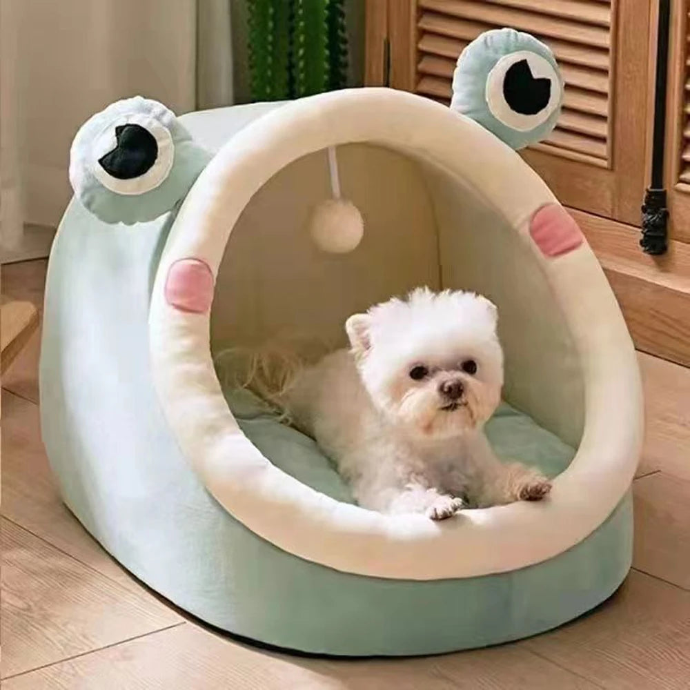 Cozy Cat & Small Dog Bed Basket