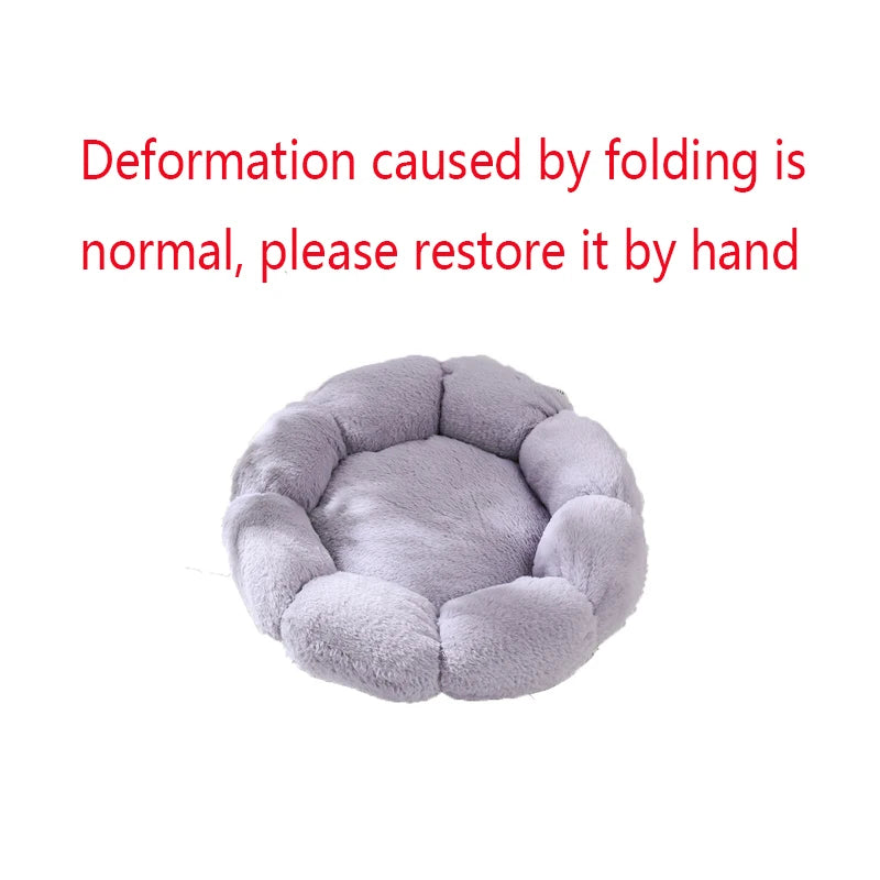 Flower Shape Soft Pet Bed