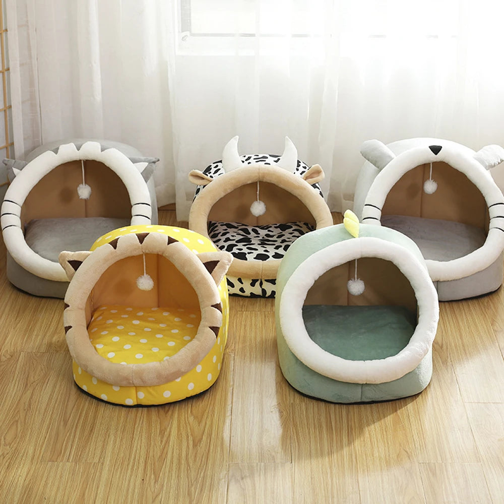 Cozy Cat & Small Dog Bed Basket