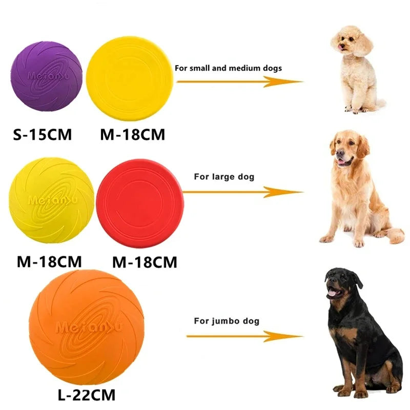 Silicone Flying Disk Dog Toy