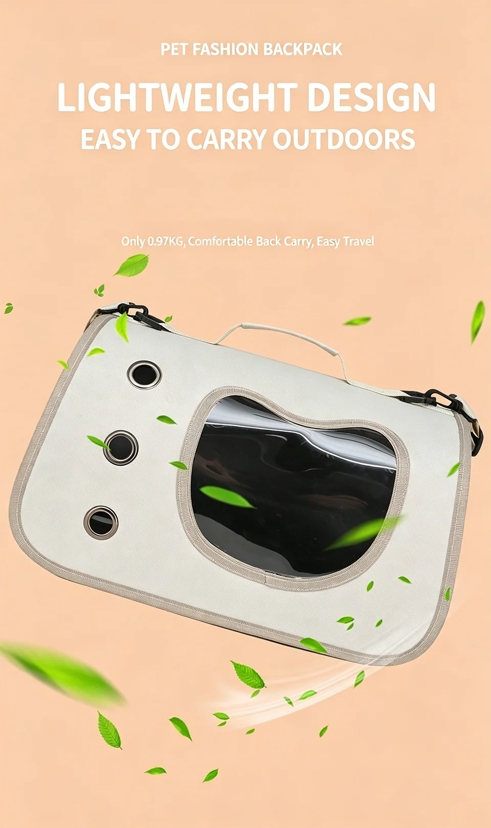 Foldable Pet Travel Carrier Bag