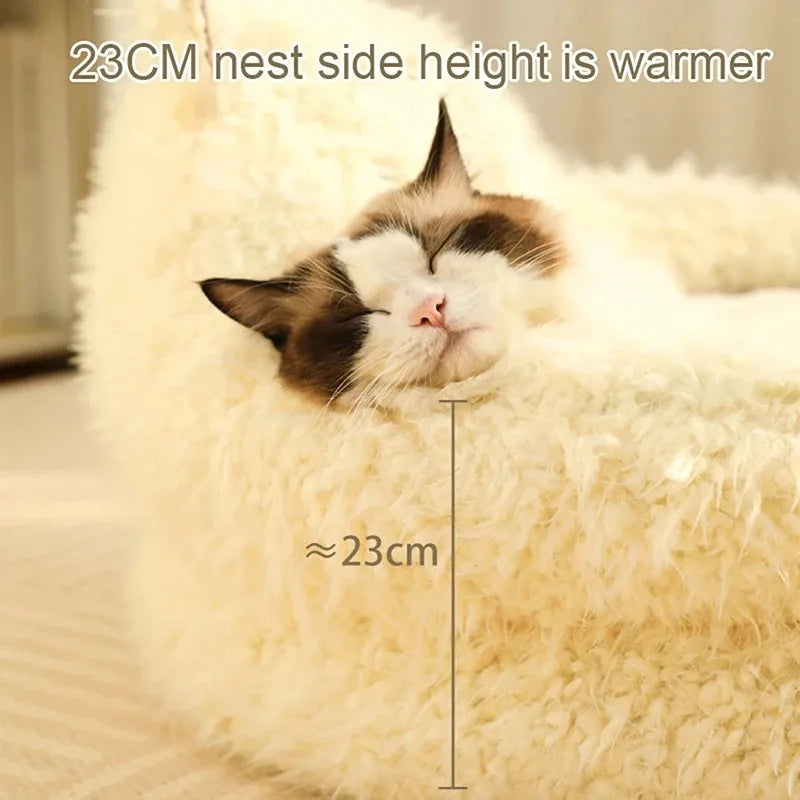 Winter Warm Pet House Bed