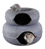 Donut Pet Tunnel Bed & Toy