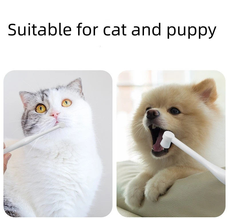Round Head Pet Toothbrush