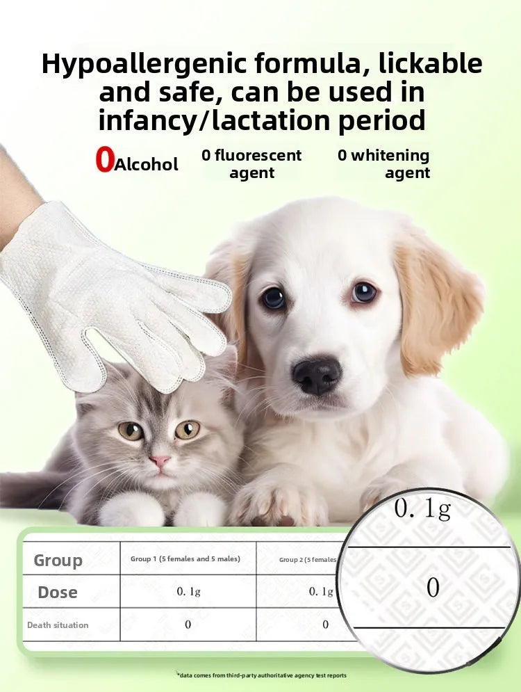 Leave-In Pet Cleaning Wipes