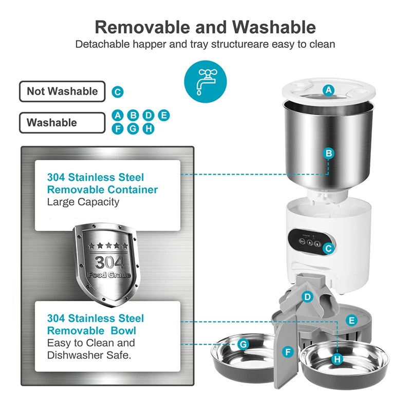 Smart App-Controlled Pet Feeder