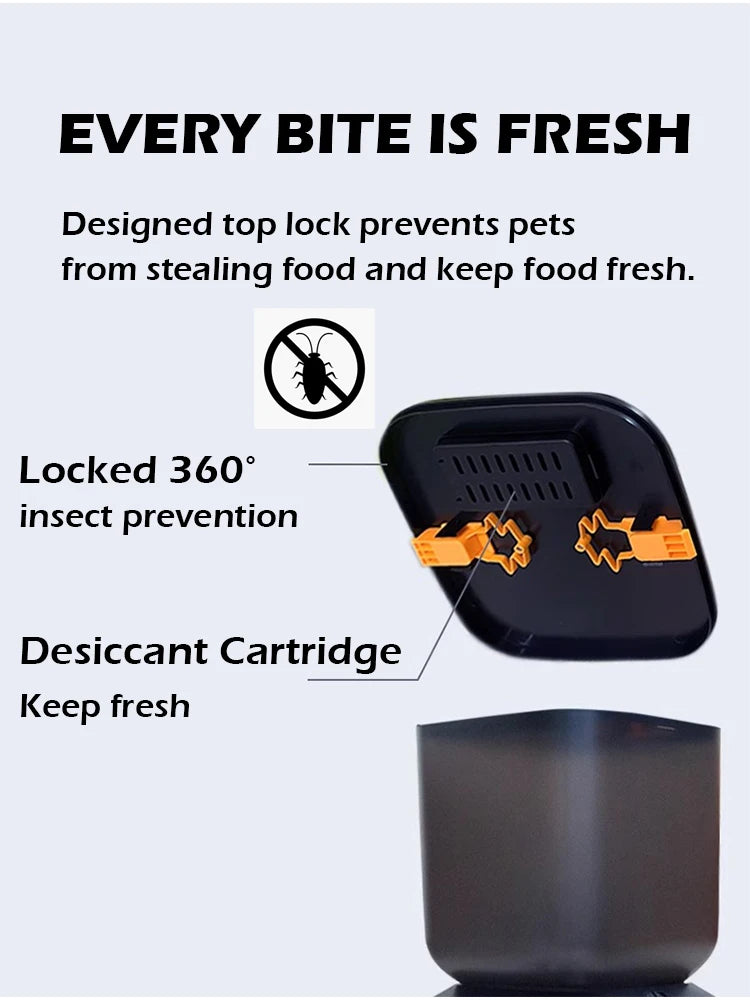 Smart WiFi Cat Feeder with Camera