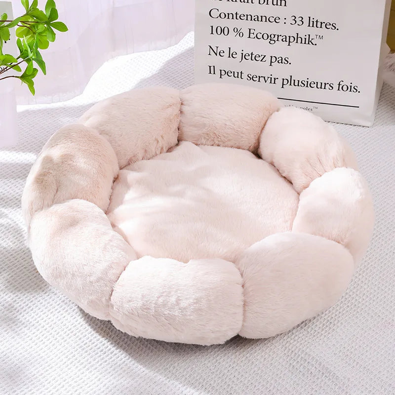 Flower Shape Soft Pet Bed