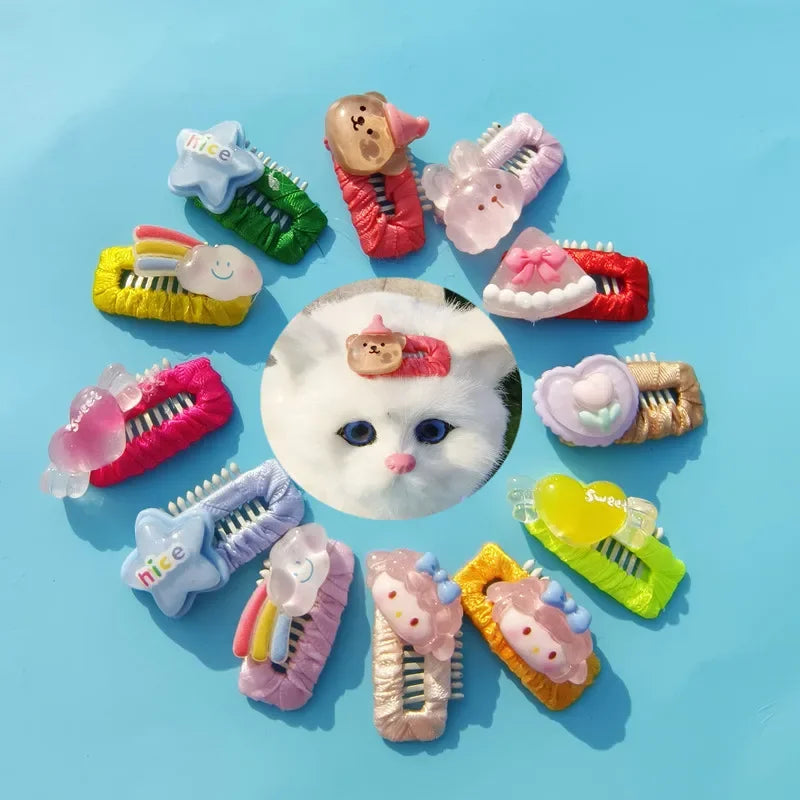 Pet Hair Clip Set