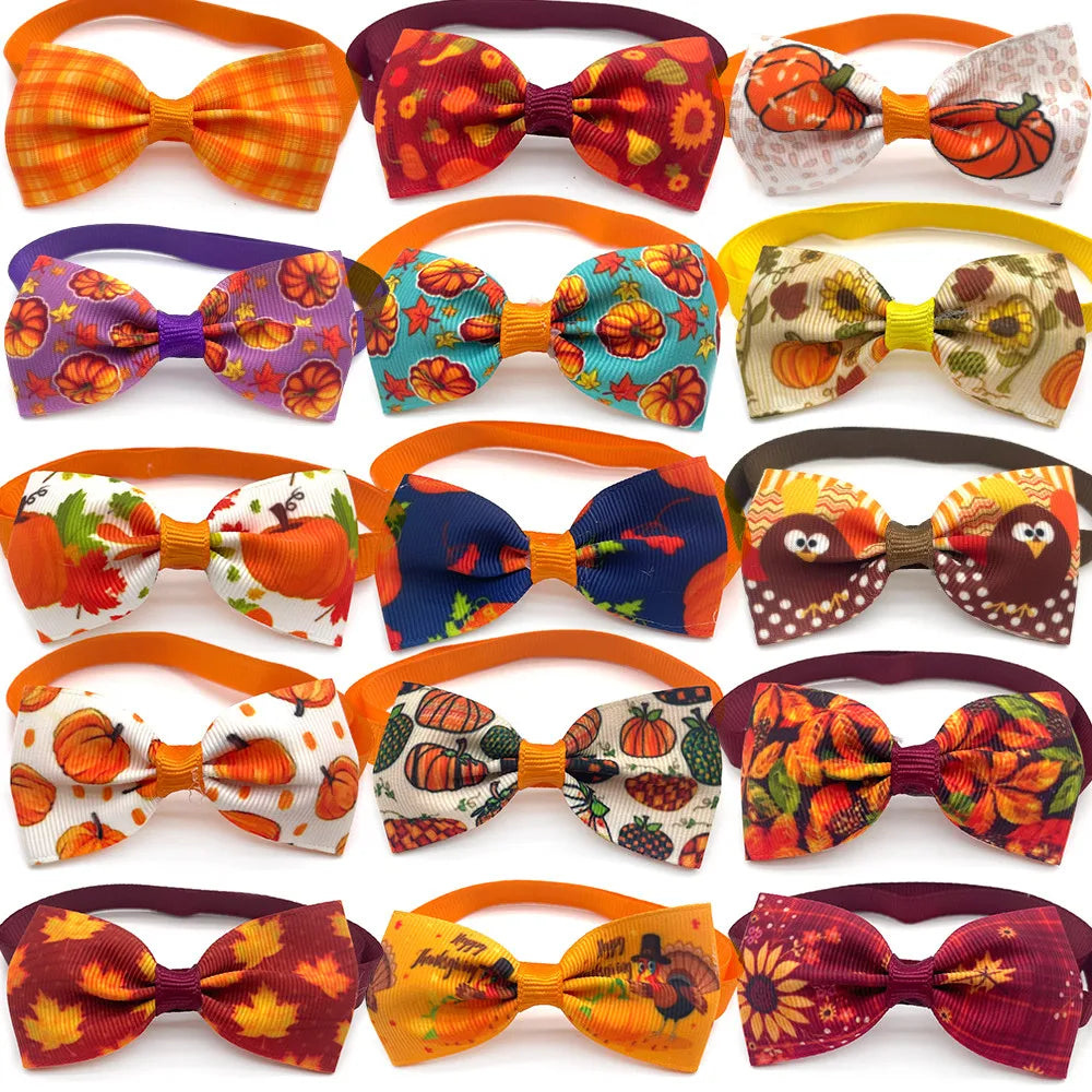 Turkey Bow Tie Pet Accessory (50pk)