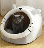 Cozy Cat & Small Dog Bed Basket
