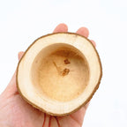 Wooden Hamster Food Bowl & Gnaw Toy