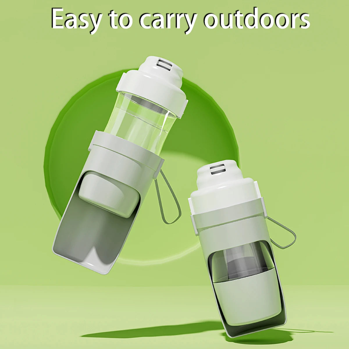 2-in-1 Dog Travel Water Bottle