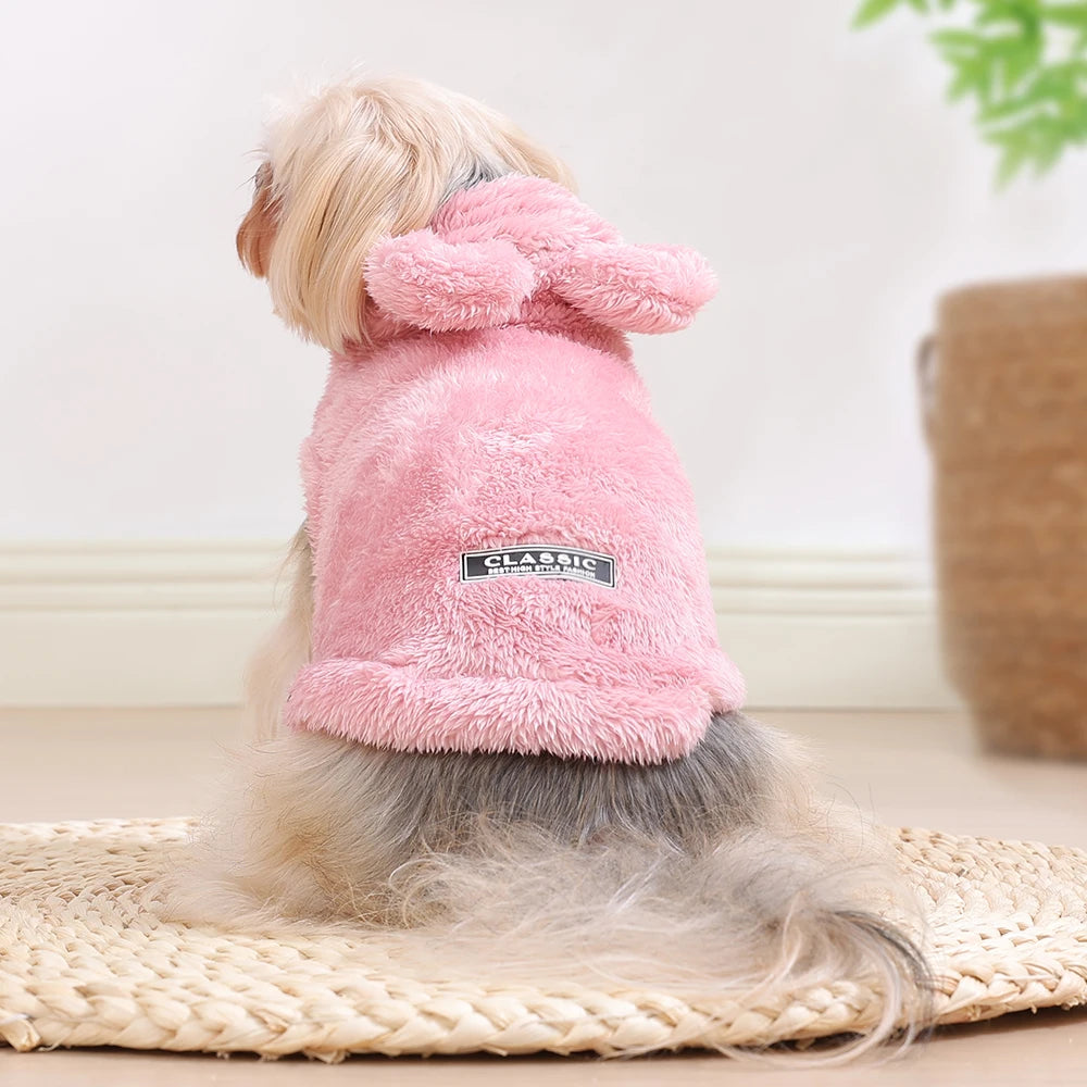 Bunny Ears Hooded Pet Costume
