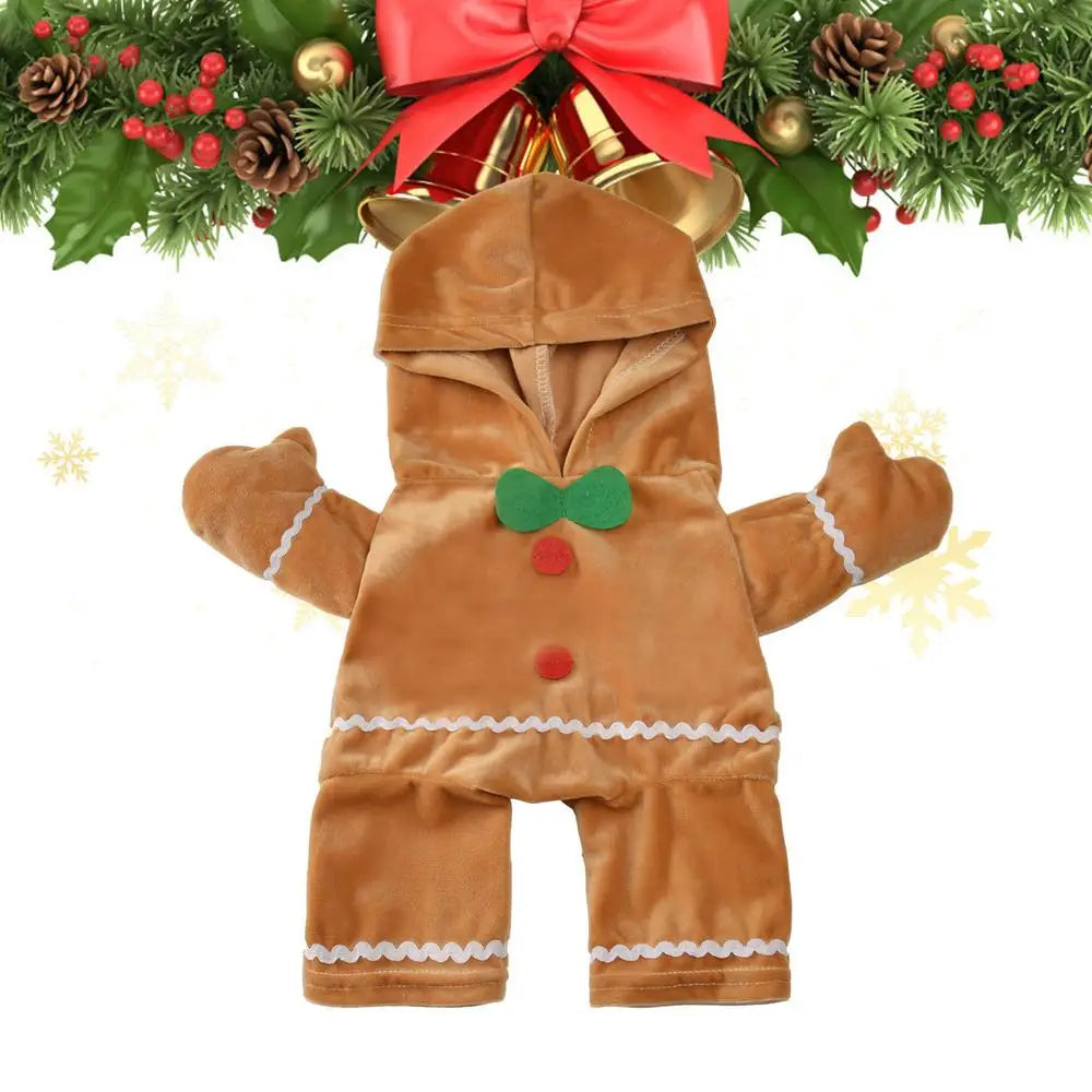 Gingerbread Man Pet Costume Hoodie