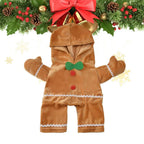 Gingerbread Man Pet Costume Hoodie
