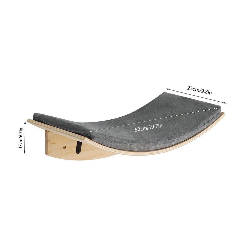 Wall-Mounted Cat Ledge & Steps