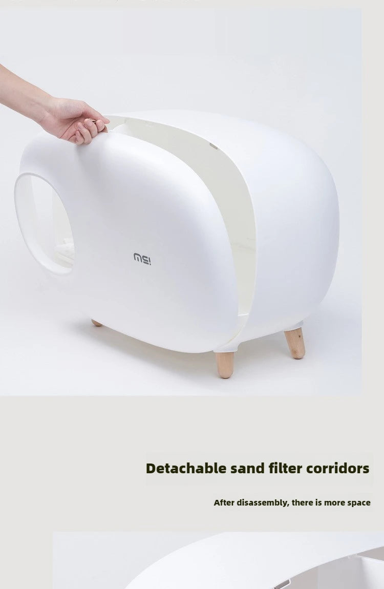 Fully Enclosed Self-Cleaning Litter Box