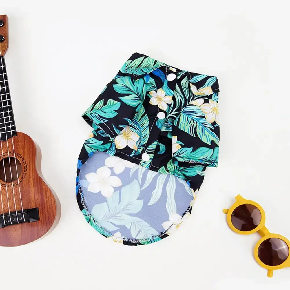 Hawaiian Style Summer Pet Shirt