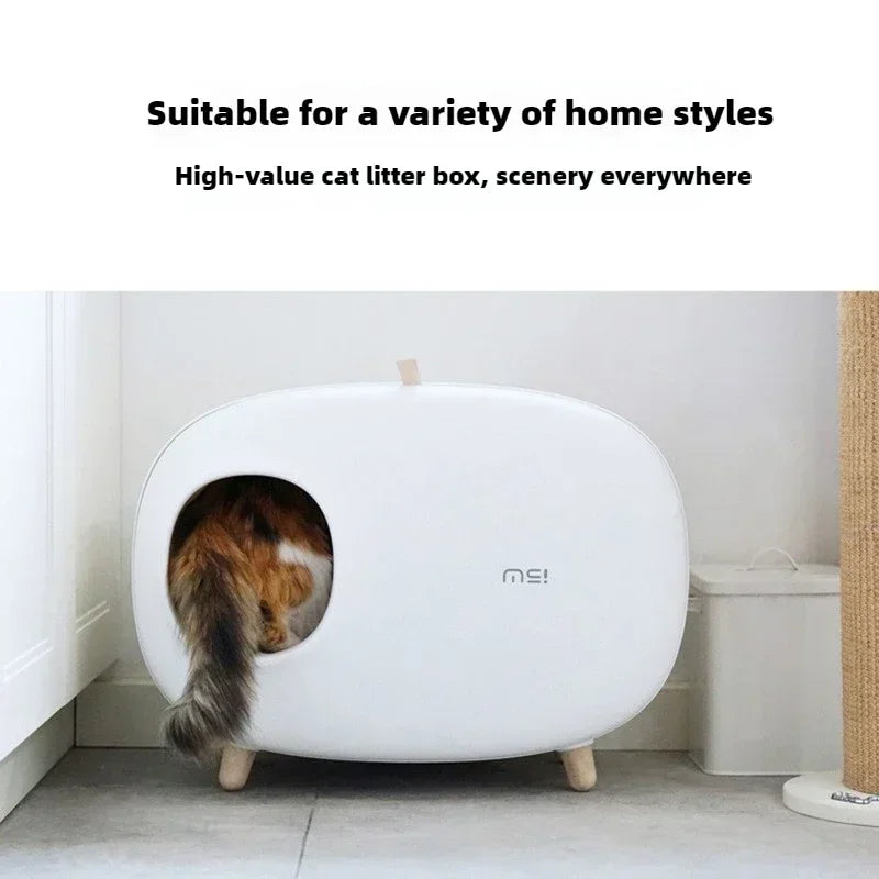 Fully Enclosed Self-Cleaning Litter Box