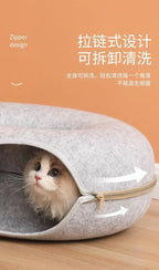 Donut Pet Tunnel Bed & Toy
