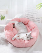 Flower Shape Soft Pet Bed