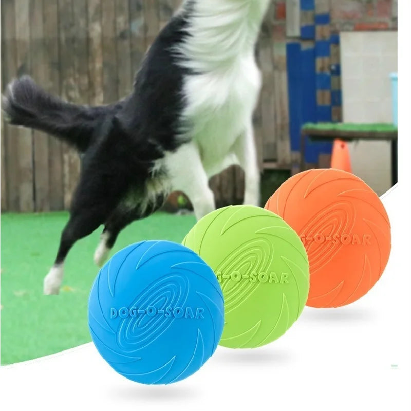 Silicone Flying Disk Dog Toy